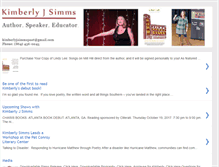 Tablet Screenshot of kimberlysimms.com